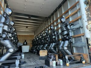 Figure 02 robots in a truck